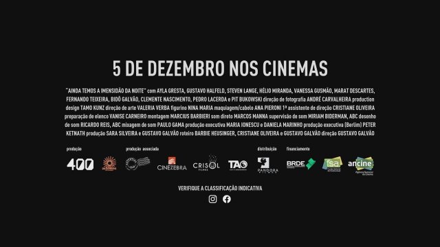 Ainda Temos a Imensidão da Noite (2019) Fragman