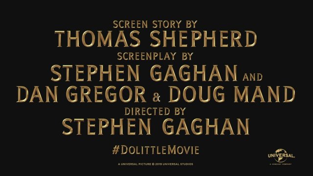 Dolittle (2020) - Tanıtım Klibi (Oyuncu Seçmeleri)