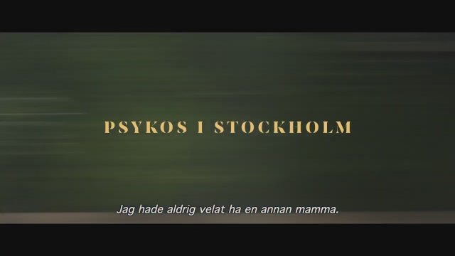 Psykos i Stockholm (2020) Fragman