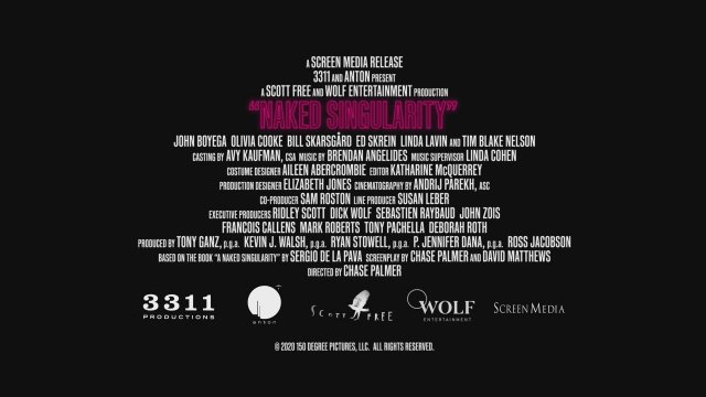 Naked Singularity (2021) Fragman
