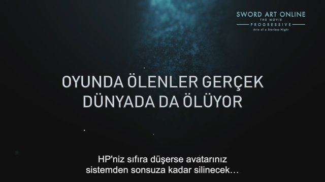 Sword Art Online The Movie - Progressive (2021) Fragman