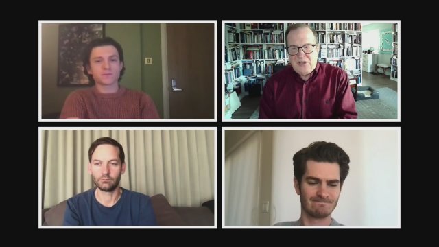 Tom Holland, Tobey Maguire ve Andrew Garfield (2022) Röportaj