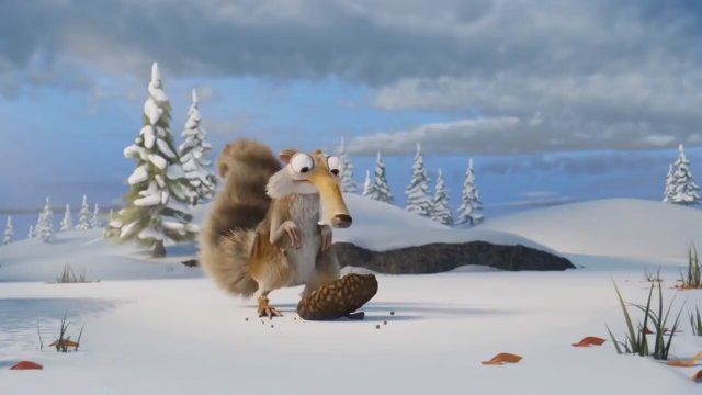 Scrat Palamutuna Kavuşuyor 