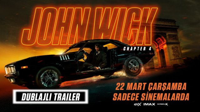 John Wick: Bölüm 4 (2023) Türkçe Dublajlı Fragman