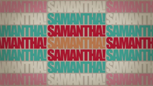 Samantha! (2018) - Fragman