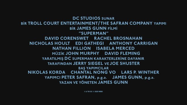 Superman (2025) Türkçe Altyazılı Resmi Fragman