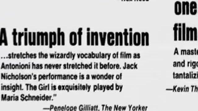 Professione: Reporter Fragmanı