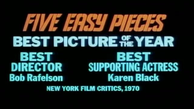 Five Easy Pieces Fragmanı