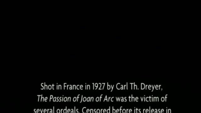 Passion De Jeanne D'arc, La Fragmanı