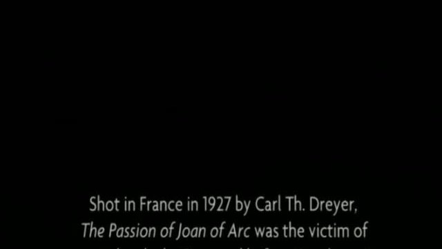 La Passion De Jeanne D'arc Fragmanı