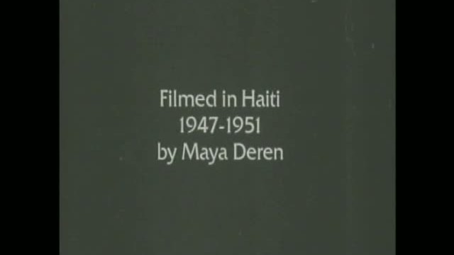 Divine Horsemen: The Living Gods Of Haiti Fragmanı