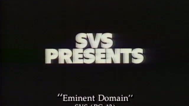 Eminent Domain 1. Fragmanı