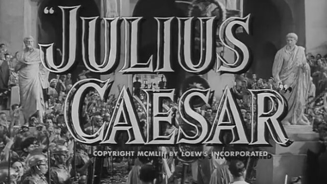 Julius Caesar (1953) Fragman