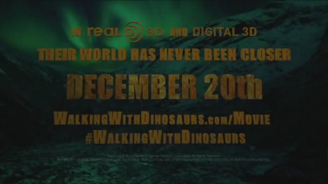 Walking With Dinosaurs 3D 3. Fragman