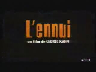 L'Ennui (1998) fragmanı